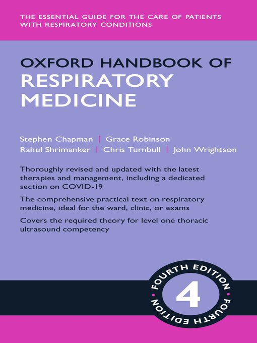Title details for Oxford Handbook of Respiratory Medicine 4e by Stephen J Chapman - Wait list